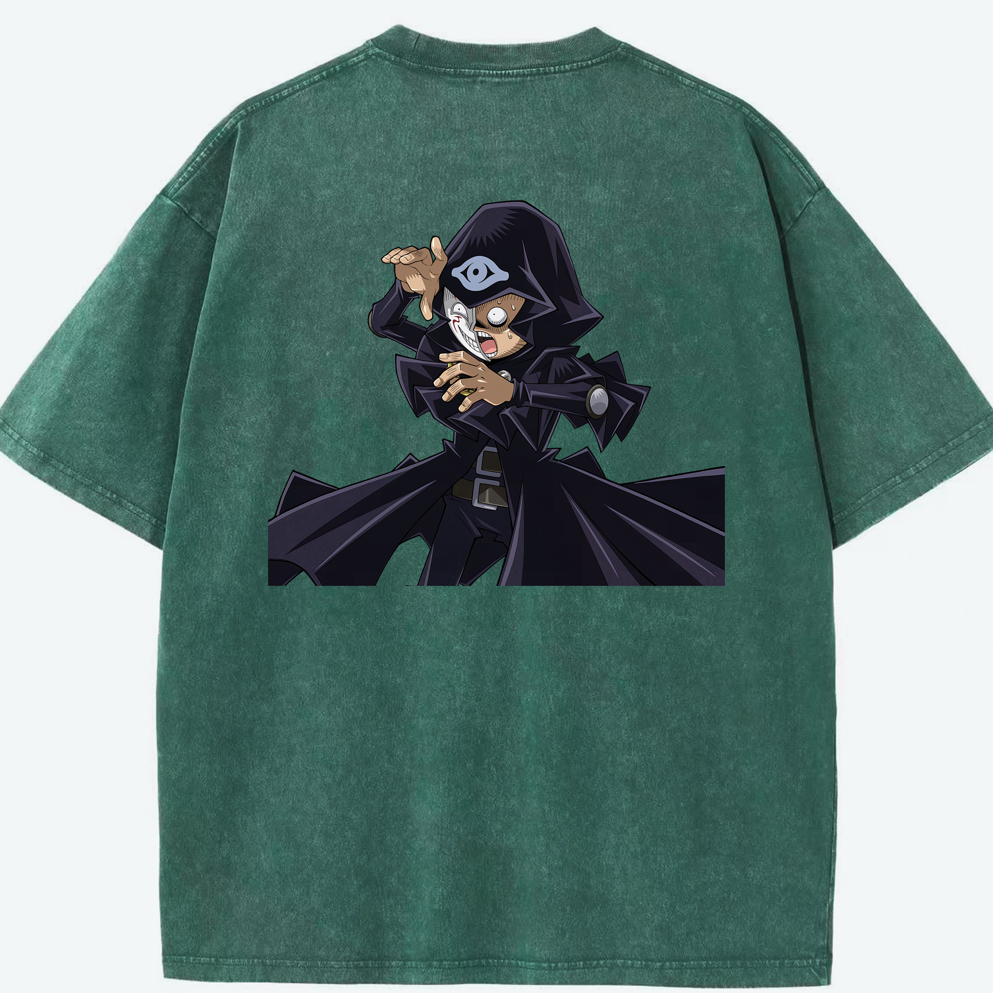 （画像用） 遊☆戯☆王 Yu-Gi-Oh! 綿100% ヴィンテージ風 半袖Tシャツ（背面プリント）